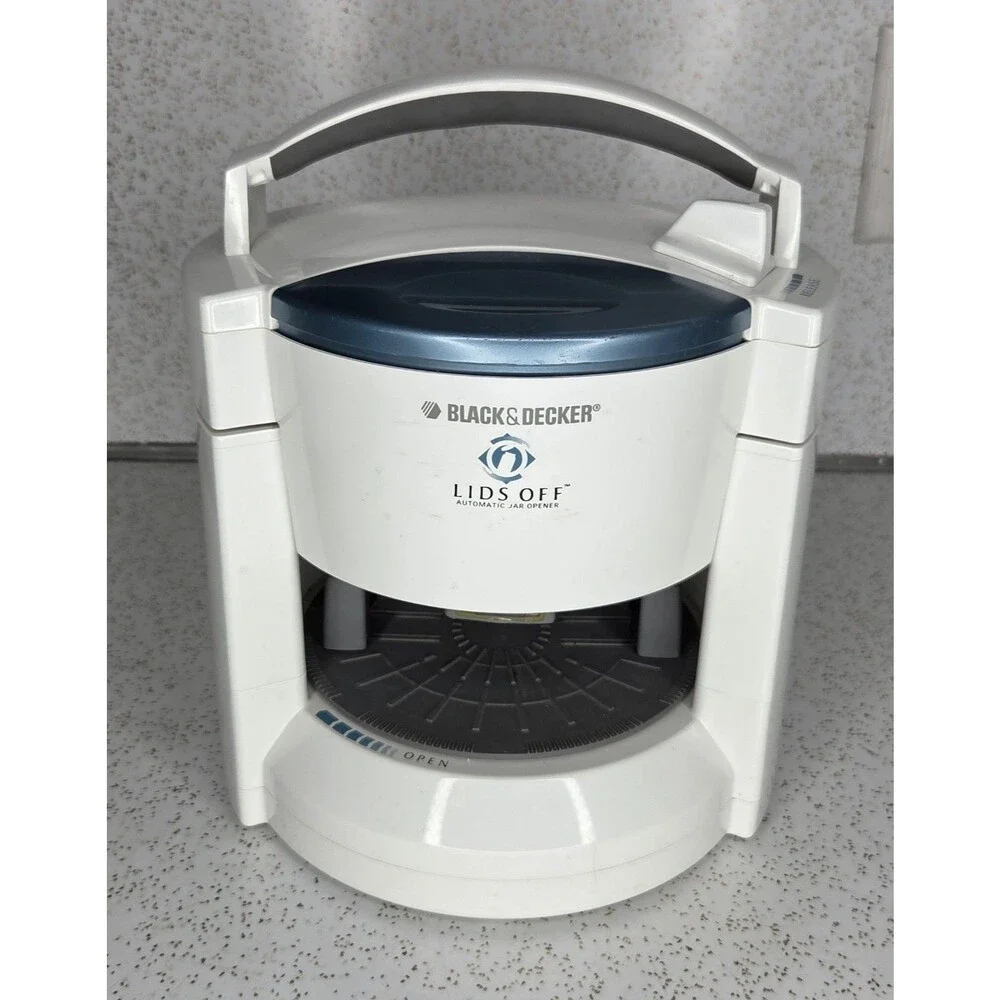 Black & Decker Lids Off Electric Automatic Jar Can Opener Kitchen JW200 Tested!